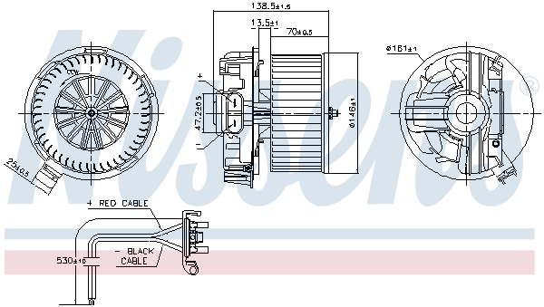 Ventilator habitaclu potrivit RENAULT MODUS 1.2-1.6 09.04-