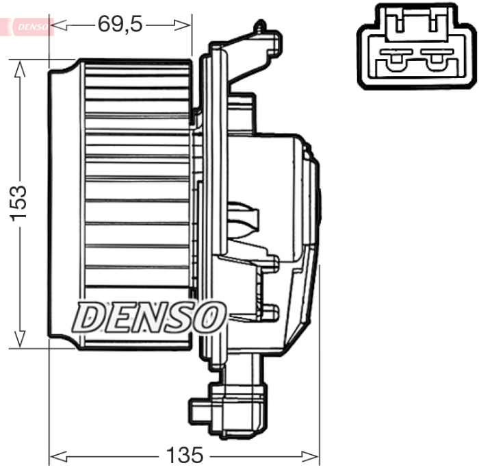 Ventilator habitaclu potrivit TOYOTA AURIS, AVENSIS, COROLLA, RAV 4 III, RAV 4 IV, VERSO 1.2-2.5 2005-2019 [2]