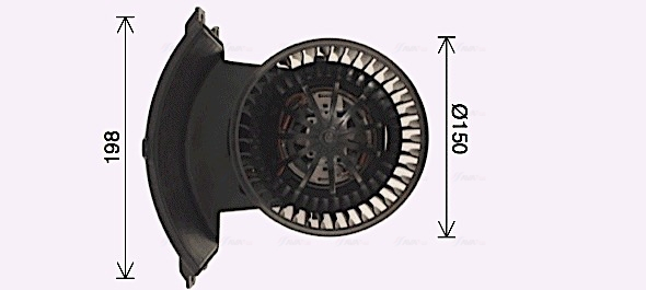 Ventilator habitaclu potrivit VW CALIFORNIA T5 CAMPER, CALIFORNIA T6 CAMPER, MULTIVAN T5, MULTIVAN T6, TRANSPORTER T5, TRANSPORTER T6, TRANSPORTER T6 / CARAVELLE T6 1.9D-3.2 04.03- [3]