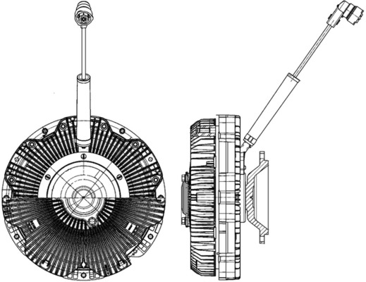 Ventilator potrivit MERCEDES ACTROS MP4 / MP5, ANTOS, AROCS; SETRA 400 471.943-OM473.915 dupa 2011 (numar pini: 7, scazut) [3]