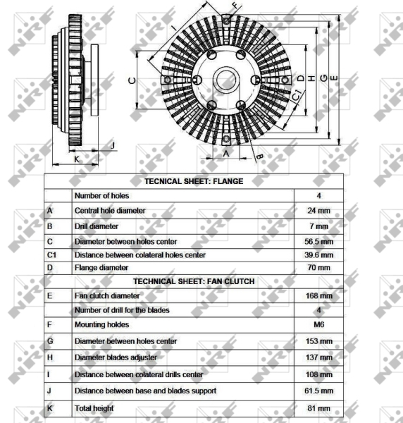 Ventilator potrivit MITSUBISHI L200, PAJERO II, PAJERO SPORT I 2.5D dupa 1990 [5]