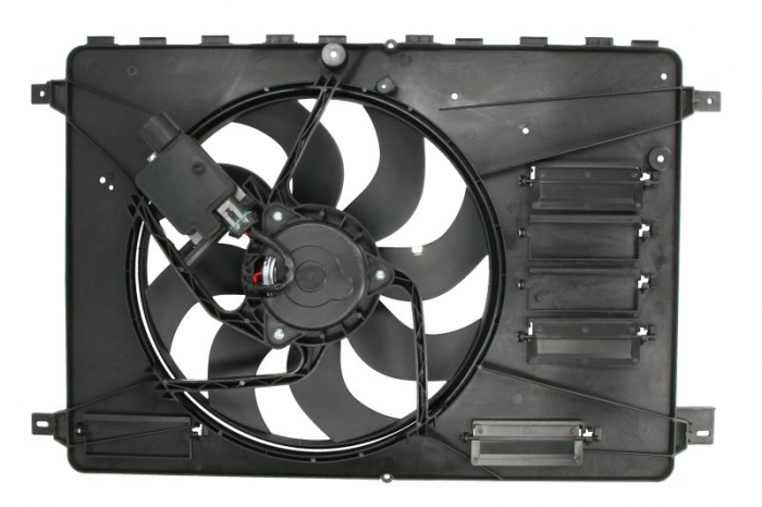 Ventilator radiator (cu carcasa, cu controler) potrivit FORD GALAXY II, GALAXY MK II, KUGA I, MONDEO IV, S-MAX 1.6-2.5 05.06-06.15 [2]