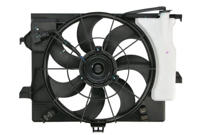 Ventilator radiator (cu carcasa, cu controler) potrivit HYUNDAI ACCENT IV, VELOSTER; KIA RIO III 1.4/1.6 11.10- [2]