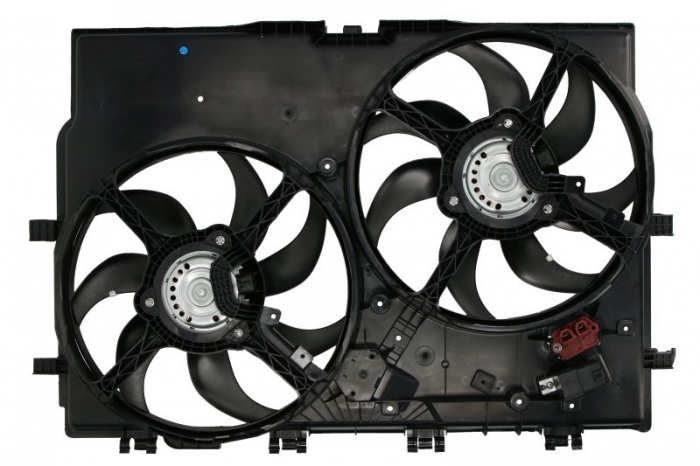 Ventilator radiator (cu carcasa, dublu) potrivit FIAT DUCATO 2.0D-3.0D 07.06- [2]