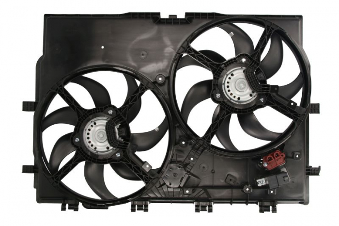 Ventilator radiator (cu carcasa, dublu) potrivit FIAT DUCATO 2.0D-3.0D 07.06- [2]