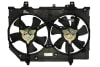 Ventilator radiator (cu carcasa, dublu) potrivit NISSAN X-TRAIL I 2.0/2.5 07.01-01.13 [2]