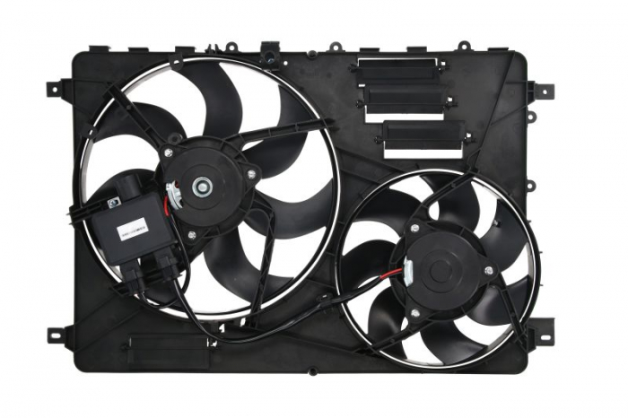 Ventilator radiator potrivit VOLVO S60 II, S80 II, V60 I, V60 II, V70 II, V70 III, V70 III/KOMBI, XC60 I, XC60 II, XC70 II 2.0-4.4 2005-2021 (cu carcasa, dublu) [2]