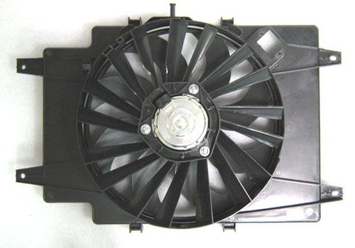 Ventilator radiator (cu carcasa) potrivit ALFA ROMEO 147 1.6 1.6LPG 01.01-03.10