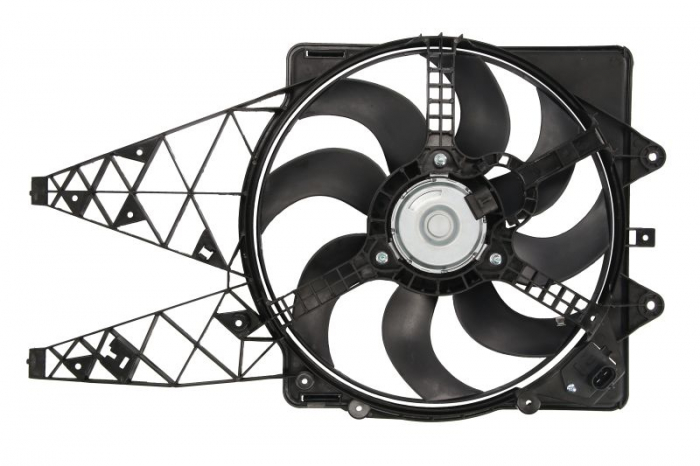 Ventilator radiator (cu carcasa) potrivit ALFA ROMEO MITO; FIAT GRANDE PUNTO, PUNTO, PUNTO EVO; VW POLO 1.3D/1.4/1.9D 06.97- [2]