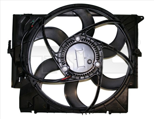 Ventilator radiator (cu carcasa) potrivit BMW 1 (E81), 1 (E82), 1 (E87), 1 (E88), 3 (E90), 3 (E91), 3 (E92), 3 (E93), X1 (E84) 2.0D 2004-2015 [2]