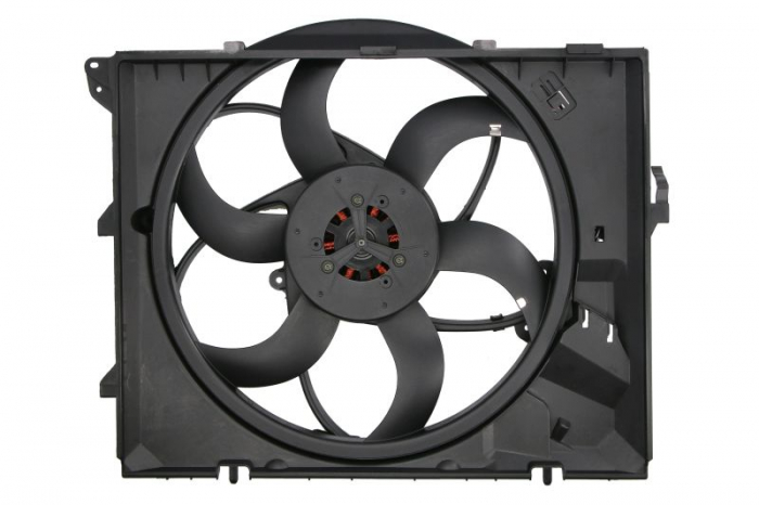 Ventilator radiator (cu carcasa) potrivit BMW 1 (E81), 1 (E82), 1 (E87), 1 (E88), 3 (E90), 3 (E91), 3 (E92), 3 (E93), X1 (E84), Z4 (E89) 1.6-3.0 06.04-08.16