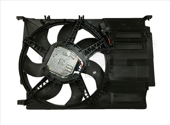 Ventilator radiator (cu carcasa) potrivit BMW 2 (F45), 2 GRAN TOURER (F46), X1 (F48), X2 (F39); MINI (F56), (F57), CLUBMAN (F54), COUNTRYMAN (F60) 1.5-2.0D 11.13-