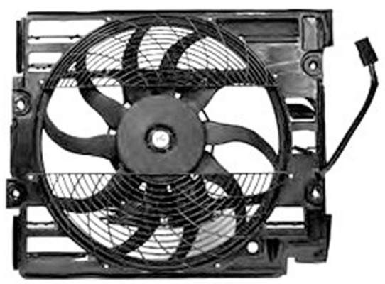 Ventilator radiator (cu carcasa) potrivit BMW 5 (E39) 2.0-4.9 09.95-05.04 [2]