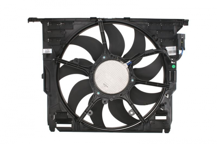 Ventilator radiator potrivit BMW 5 (F10), 5 (F11), 5 GRAN TURISMO (F07), 6 (F12), 6 (F13), 6 GRAN COUPE (F06), 7 (F01, F02, F03, F04) 3.0/3.0D/3.0H 2008-2018 (cu carcasa) [2]