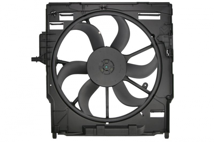 Ventilator radiator (cu carcasa) potrivit BMW X5 (F15, F85), X6 (F16, F86) 2.0-3.0D 08.13-07.19