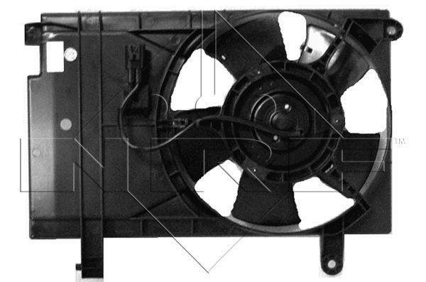 Ventilator radiator (cu carcasa) potrivit CHEVROLET AVEO   KALOS; CITROEN BERLINGO MINIVAN; DAEWOO KALOS, NUBIRA 1.2-1.9D 07.98-