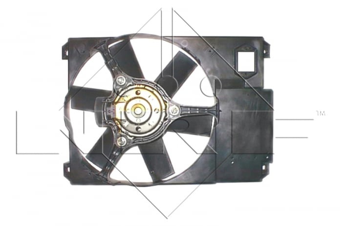 Ventilator radiator (cu carcasa) potrivit CITROEN BERLINGO MINIVAN, C5, C5 I, C8, JUMPY; FIAT SCUDO, ULYSSE; LANCIA PHEDRA; PEUGEOT 807, EXPERT, EXPERT TEPEE 1.6D-3.0 07.98-