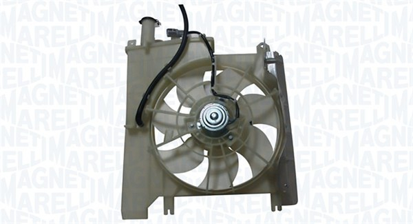 Ventilator radiator (cu carcasa) potrivit CITROEN C1, C1 II; PEUGEOT 107, 108; TOYOTA AYGO, AYGO HATCHBACK 1.0 1.2 06.05-