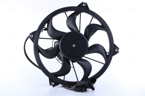 Ventilator radiator (cu carcasa) potrivit CITROEN C5 II, C5 III, C5 II KOMBI; PEUGEOT 407 1.6D-3.0 03.04-