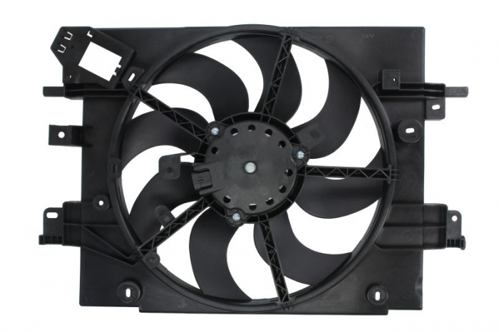Ventilator radiator (cu carcasa) potrivit DACIA DOKKER, DOKKER/MINIVAN, DUSTER, DUSTER/SUV, LODGY; RENAULT CAPTUR I, DUSTER 1.0-2.0 04.10- [2]