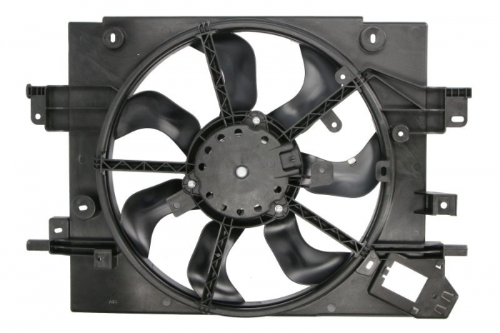 Ventilator radiator (cu carcasa) potrivit DACIA DOKKER, DOKKER/MINIVAN, DUSTER, DUSTER/SUV, LODGY; RENAULT CAPTUR I, DUSTER 1.0-2.0 04.10- [2]