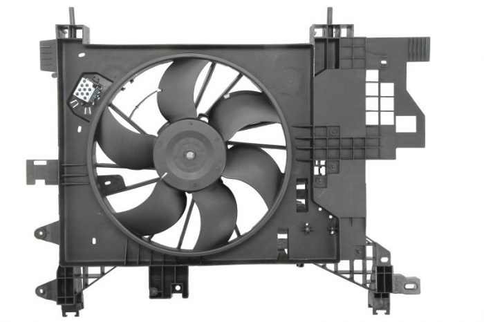 Ventilator radiator (cu carcasa) potrivit DACIA DUSTER 1.5D 04.10-01.18