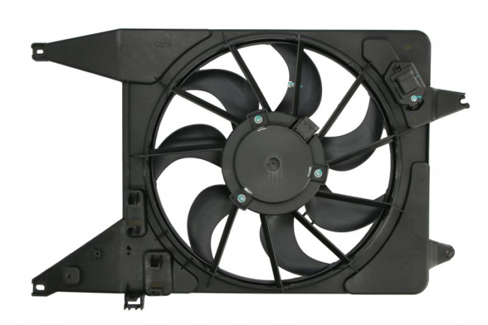 Ventilator radiator (cu carcasa) potrivit DACIA LOGAN, LOGAN EXPRESS, LOGAN MCV, SANDERO 1.5D 05.10- [2]