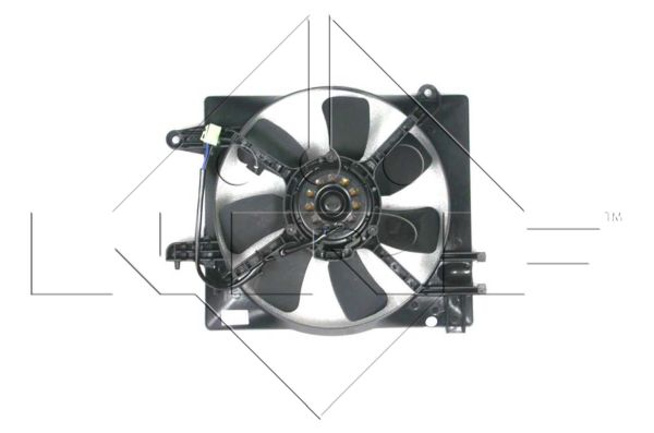 Ventilator radiator (cu carcasa) potrivit DAEWOO MATIZ 0.8 1.0 09.98-