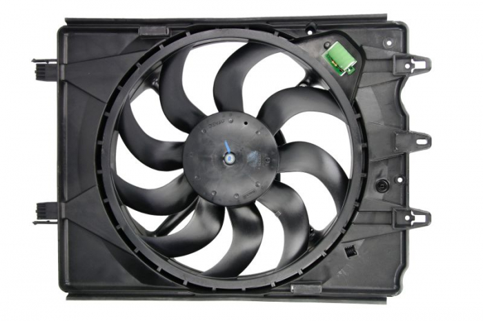 Ventilator radiator (cu carcasa) potrivit FIAT 500L 1.4 09.12-