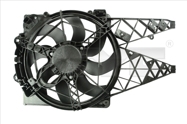 Ventilator radiator (cu carcasa) potrivit FIAT DOBLO, DOBLO CARGO 1.3D-2.0D dupa 2010 [3]