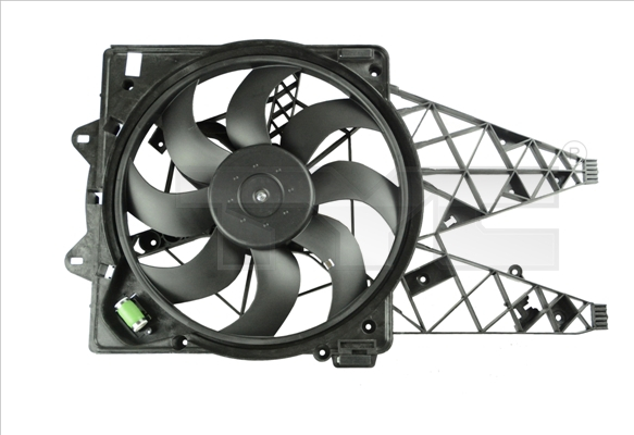 Ventilator radiator (cu carcasa) potrivit FIAT DOBLO, DOBLO CARGO 1.3D-2.0D dupa 2010 [2]