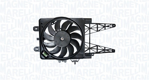 Ventilator radiator (cu carcasa) potrivit FIAT PUNTO, PUNTO HATCHBACK 1.2 1.2CNG 09.99-03.12