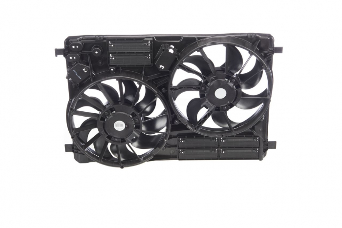 Ventilator radiator (cu carcasa) potrivit FORD C-MAX II, FOCUS III, FOCUS III HATCHBACK, FOCUS III KOMBI, GRAND C-MAX, KUGA II 1.5 1.5D 2.0D 02.11-02.20