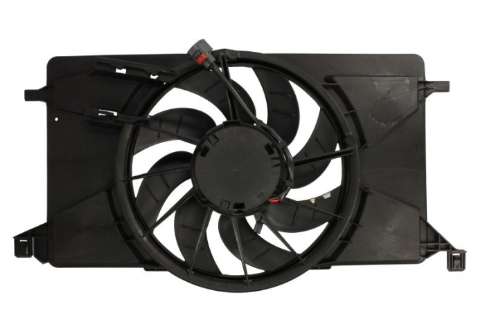 Ventilator radiator potrivit FORD C-MAX II, FOCUS III, FOCUS III/HATCHBACK, GRAND C-MAX 1.6-2.0 2010-2020 (cu carcasa) [2]