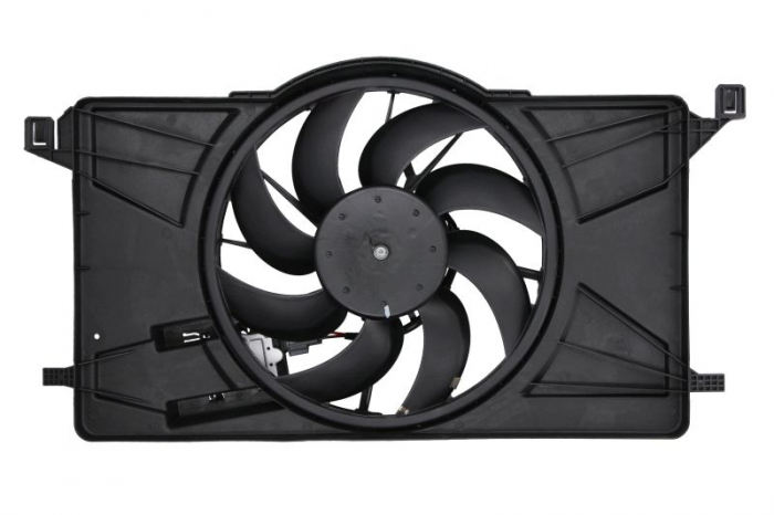 Ventilator radiator (cu carcasa) potrivit FORD C-MAX II, FOCUS III, FOCUS III HATCHBACK, GRAND C-MAX 1.6-Electric 07.10-02.20