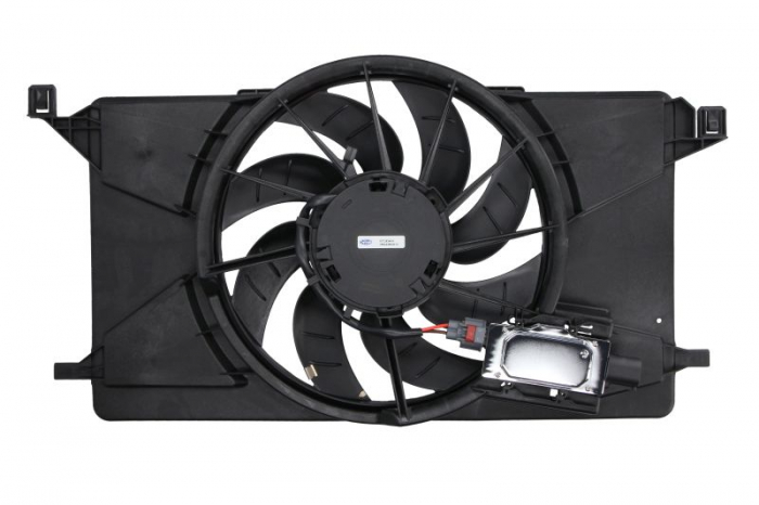 Ventilator radiator potrivit FORD C-MAX II, FOCUS III, FOCUS III/HATCHBACK, GRAND C-MAX 1.6-Electric 2010-2020 (cu carcasa) [2]