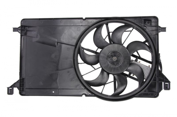 Ventilator radiator (cu carcasa) potrivit FORD FOCUS C-MAX; MAZDA 3 1.6D 1.8 2.0 10.03-12.09