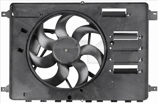 Ventilator radiator (cu carcasa) potrivit FORD GALAXY II, GALAXY MK II, KUGA I, MONDEO IV, S-MAX 1.6-2.5 2006-2015 [2]
