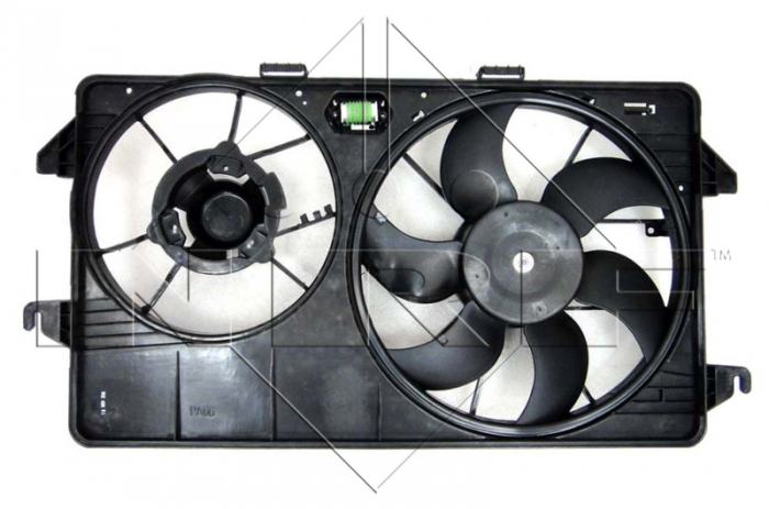 Ventilator radiator potrivit FORD TOURNEO CONNECT, TRANSIT CONNECT 1.8/1.8D 2002-2013 - (cu carcasa) [3]