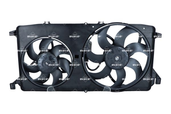 Ventilator radiator potrivit FORD TRANSIT, TRANSIT TOURNEO 2.2D-2.3LPG 2006-2014 (cu carcasa) [3]