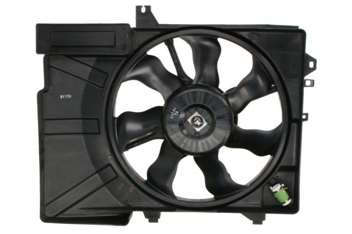 Ventilator radiator (cu carcasa) potrivit HYUNDAI GETZ 1.1 1.3 09.02-09.05