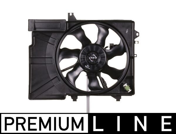 Ventilator radiator (cu carcasa) potrivit HYUNDAI GETZ 1.1 1.3 09.02-09.05