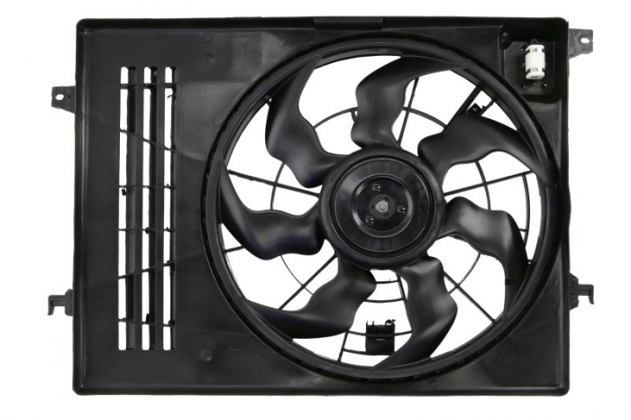 Ventilator radiator (cu carcasa) potrivit HYUNDAI IX35; KIA SPORTAGE III 1.6 2.0 06.10-