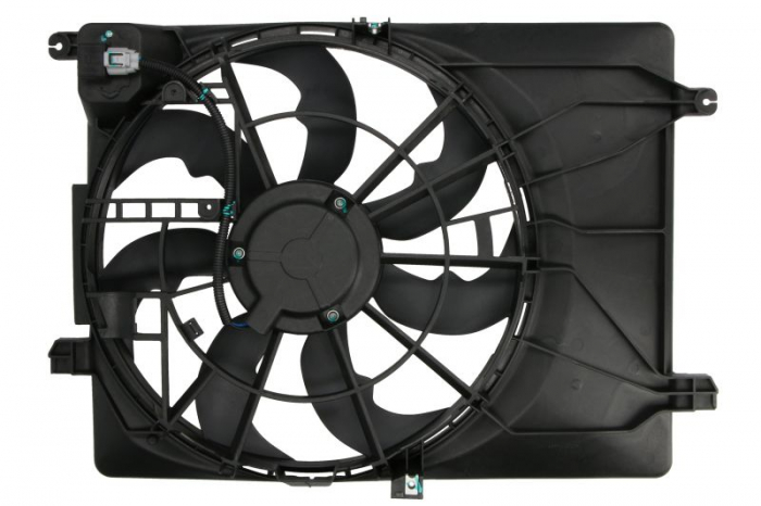 Ventilator radiator (cu carcasa) potrivit HYUNDAI IX35, TUCSON; KIA SPORTAGE IV 2.0/2.0D/2.4 11.13-09.22 [2]