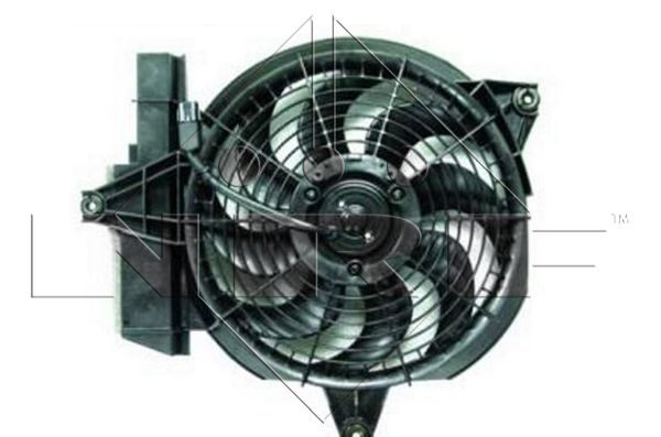Ventilator radiator (cu carcasa) potrivit HYUNDAI SANTA FÉ I 2.0-2.7 02.01-03.06 [3]