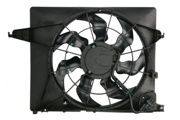 Ventilator radiator (cu carcasa) potrivit HYUNDAI SANTA FÉ II, SANTA FÉ III 2.4 07.10-12.18 [2]
