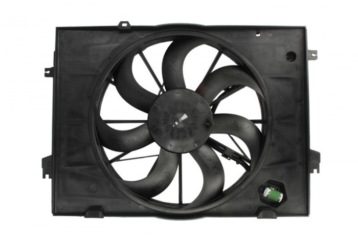 Ventilator radiator (cu carcasa) potrivit HYUNDAI TUCSON; KIA SPORTAGE II 2.0/2.0D 08.04- [2]