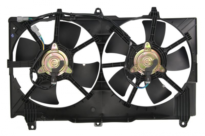 Ventilator radiator potrivit INFINITI G; NISSAN 350Z 3.5 dupa 2002 - (cu carcasa) [2]