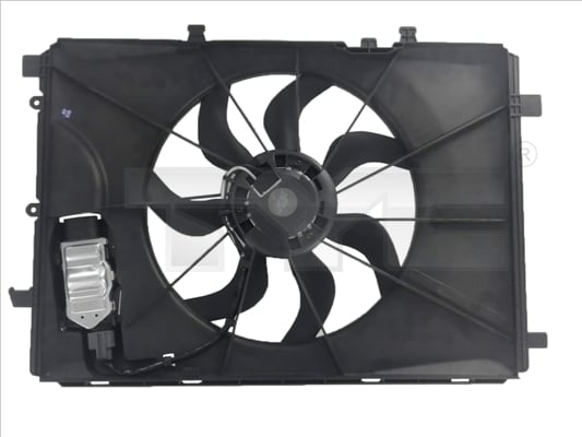 Ventilator radiator (cu carcasa) potrivit MERCEDES A (W176), B SPORTS TOURER (W246, W242), CLA (C117), CLA SHOOTING BRAKE (X117), GLA (X156), SLK (R172) 1.5D-2.0 02.11-