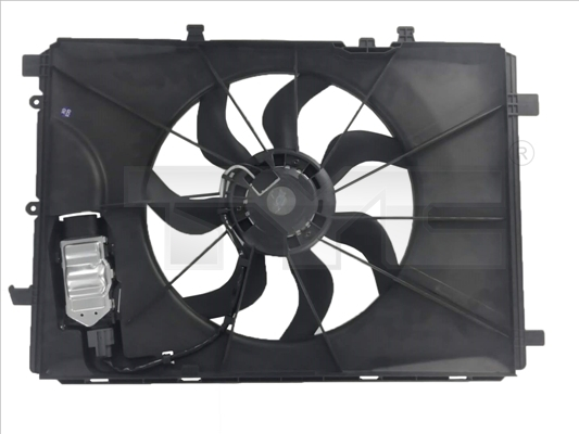 Ventilator radiator (cu carcasa) potrivit MERCEDES A (W176), B SPORTS TOURER (W246, W242), CLA (C117), CLA SHOOTING BRAKE (X117), GLA (X156), SLK (R172) 1.5D-2.0 dupa 2011 [2]